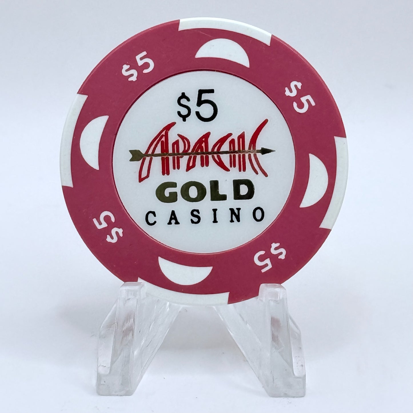 Apache Gold Casino Resort San Carlos Arizona $5 Casino Chip