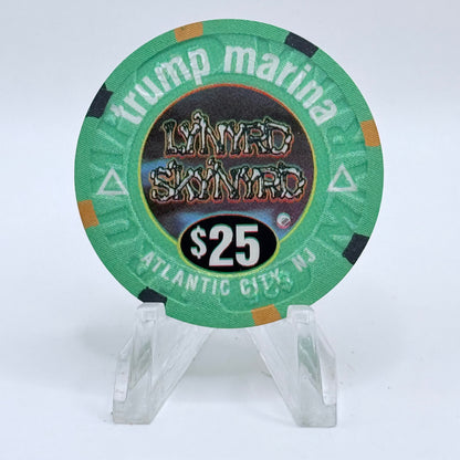 Trump Marina Huron Avenue Brigantine Blvd 2001 'Lynyrd Sknyrd' LE $25 Casino Chip