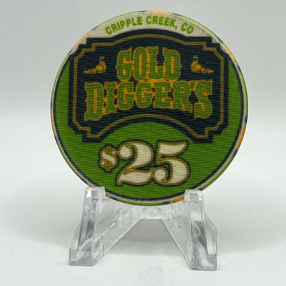 Gold Digger's Cripple Creek CO 1992 $25 Chip