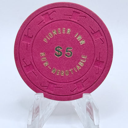 Pioneer Inn Reno Nevada 1970s $5 NCV Casino Chip V1311
