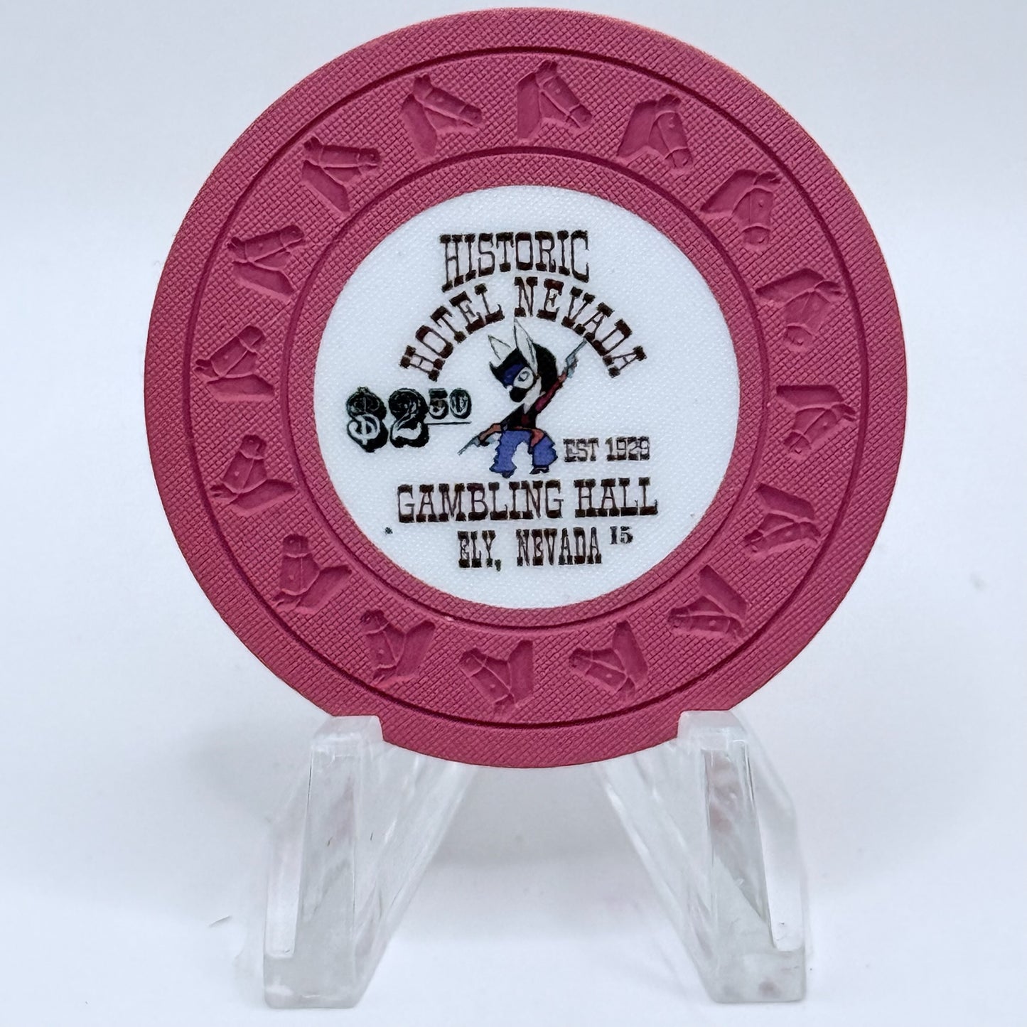 Hotel Nevada Ely Nevada 2015 Series 5 $2.50 Casino Chip D1954
