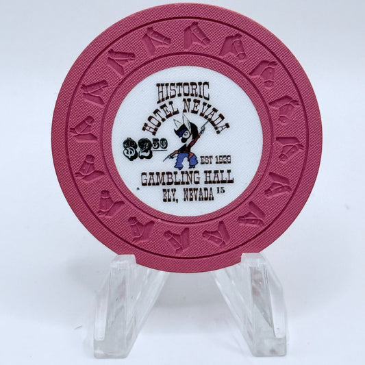 Hotel Nevada Ely Nevada 2015 Series 5 $2.50 Casino Chip D1954