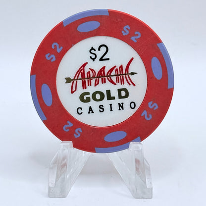Apache Gold Casino Resort San Carlos Arizona $2 Casino Chip