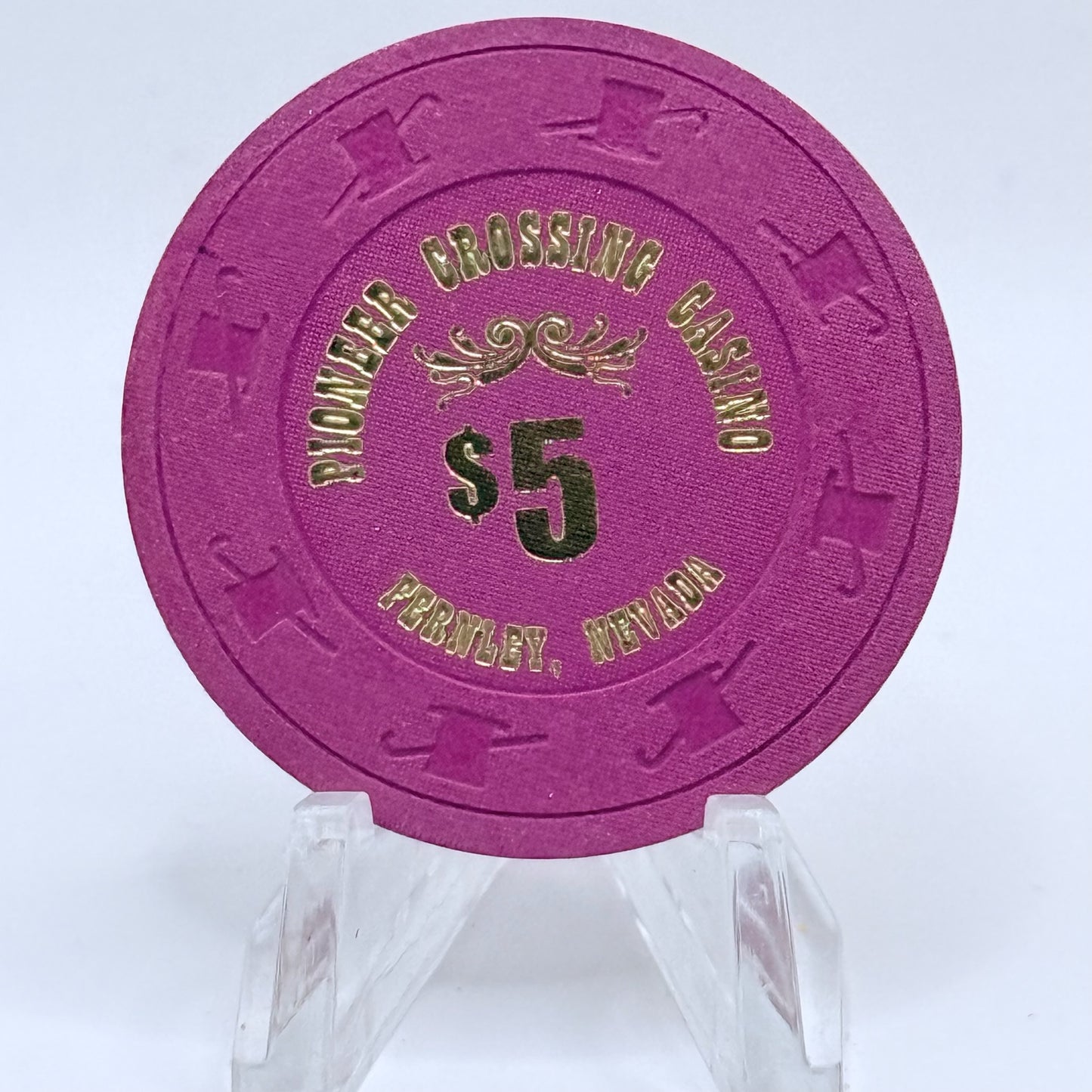 Pioneer Crossing Fernley Nevada 2007 $5 Casino Chip E6546
