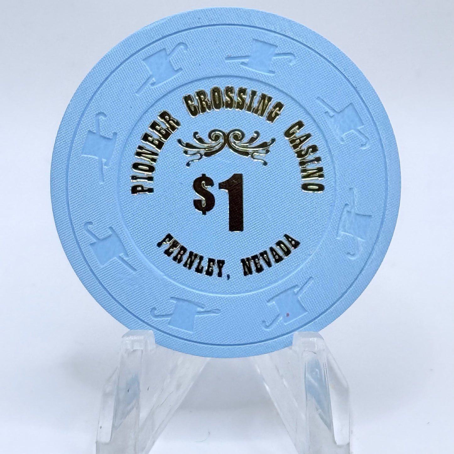 Pioneer Crossing Fernley Nevada 2007 $1 Casino Chip E6545