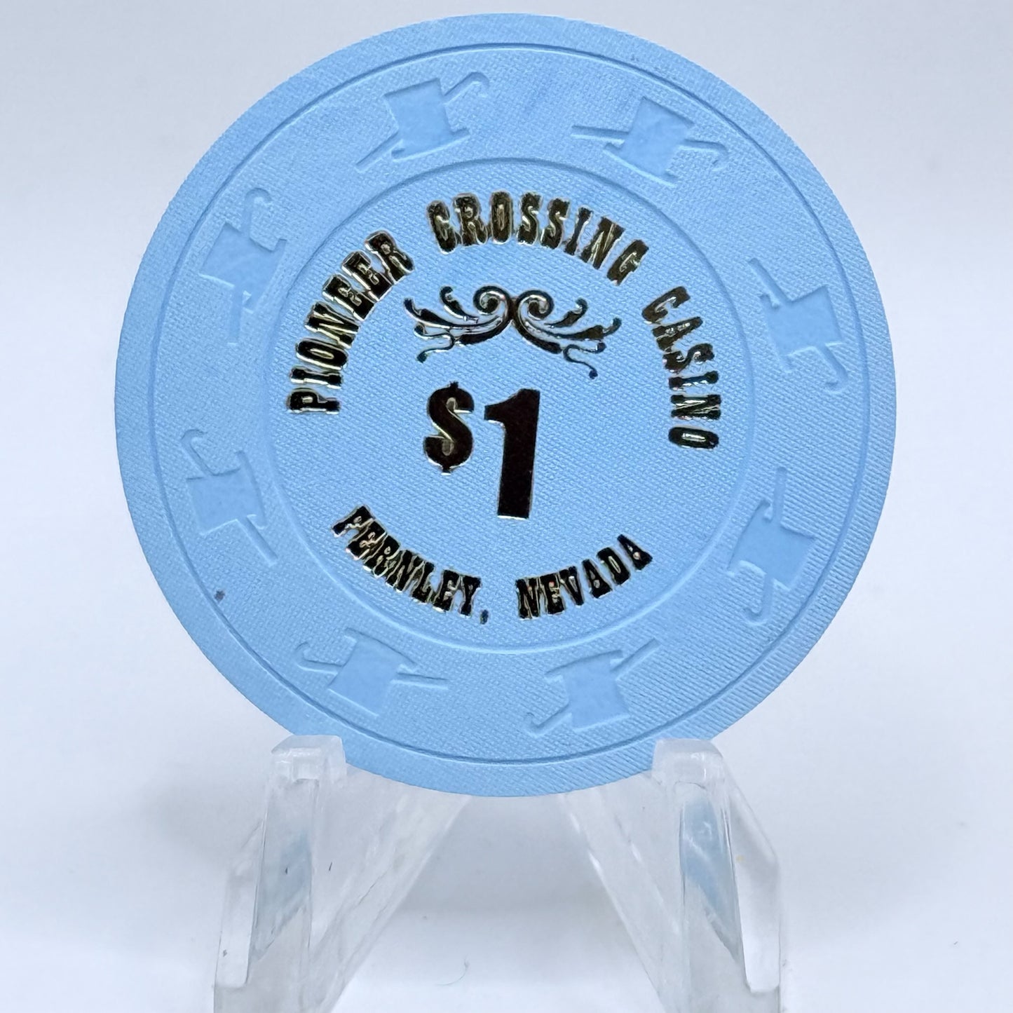 Pioneer Crossing Fernley Nevada 2007 $1 Casino Chip E6545