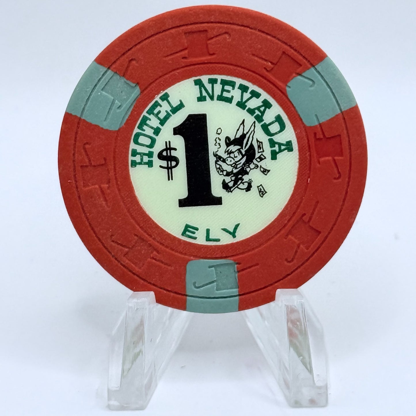 Hotel Nevada Ely Nevada 1970s $1 Casino Chip N7153