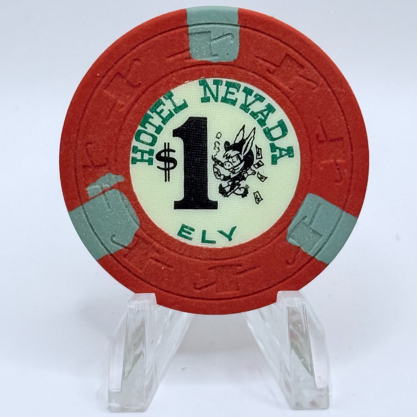 Hotel Nevada Ely Nevada 1970s $1 Casino Chip N7153