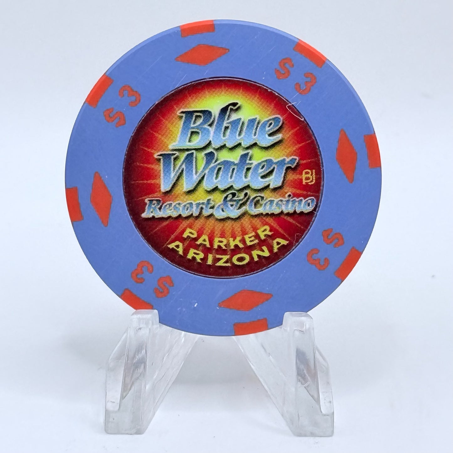 Blue Water Casino Parker Arizona $3 Casino Chip