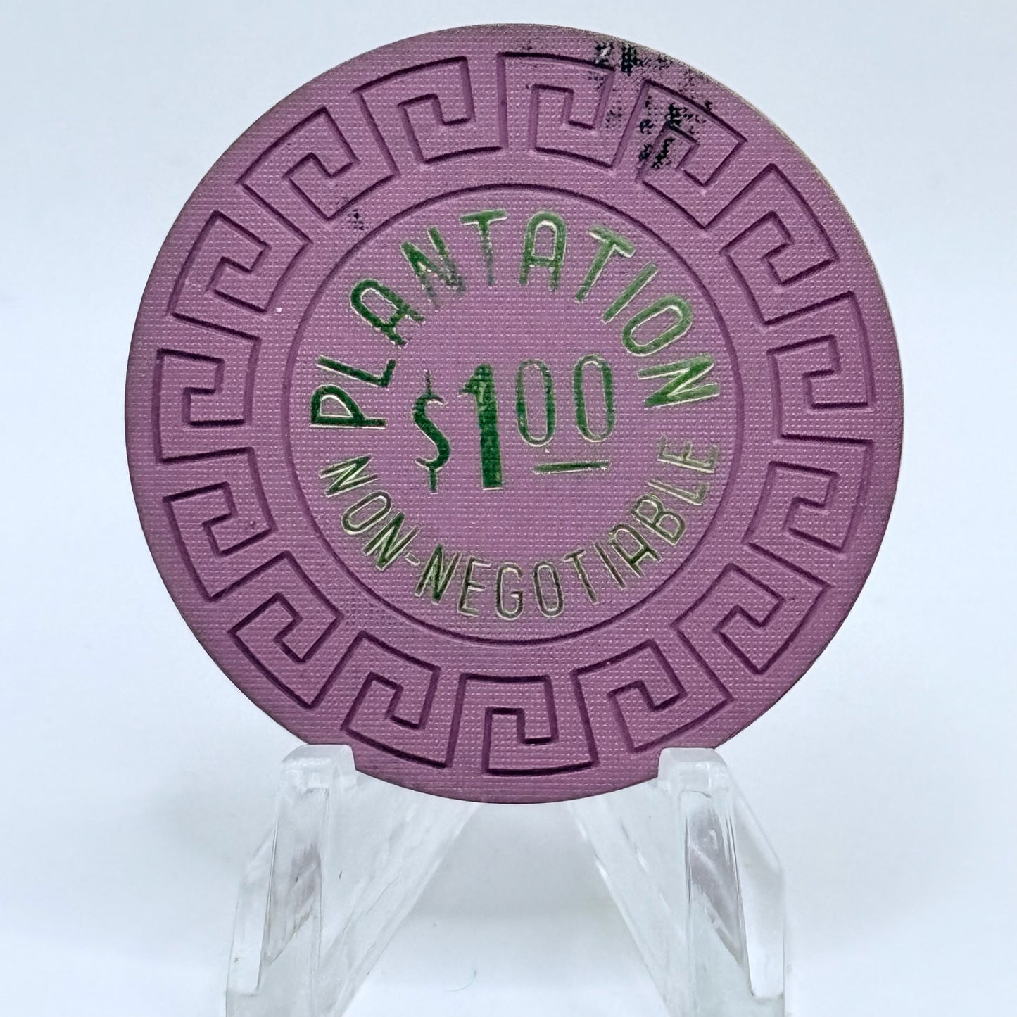 Plantation Sparks Nevada 1980 $1 NCV Casino Chip N5759