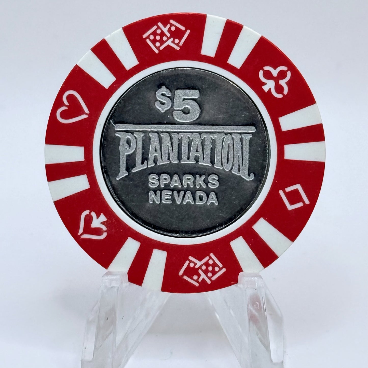 Plantation Sparks Nevada 1990 $5 Casino Chip N1034