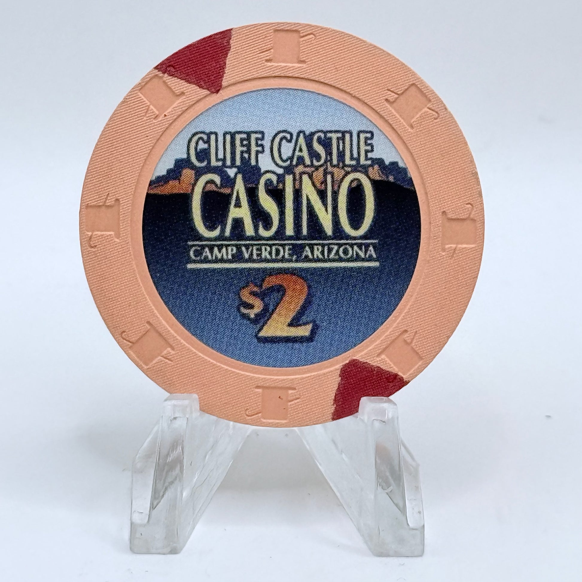 Cliff Castle Casino Hotel Camp Verde Arizona $2 Casino Chip