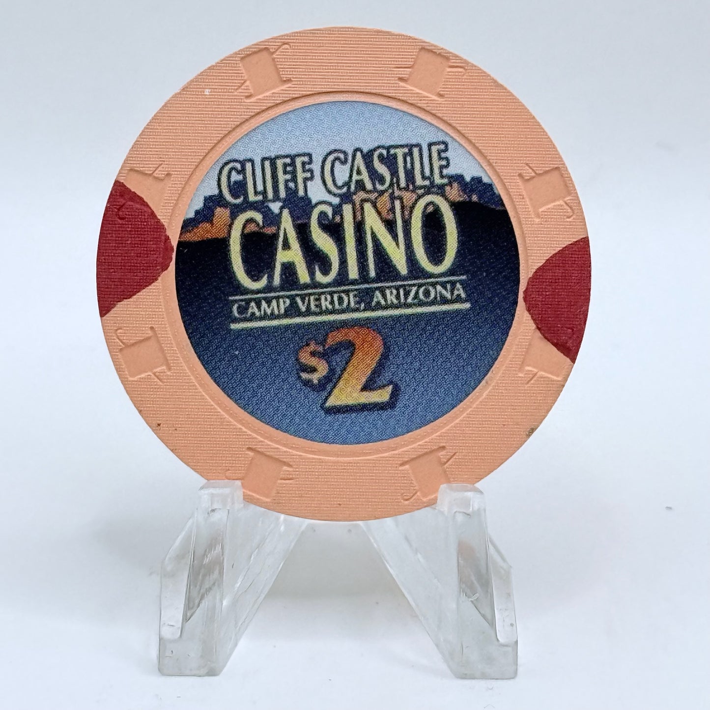 Cliff Castle Casino Hotel Camp Verde Arizona $2 Casino Chip
