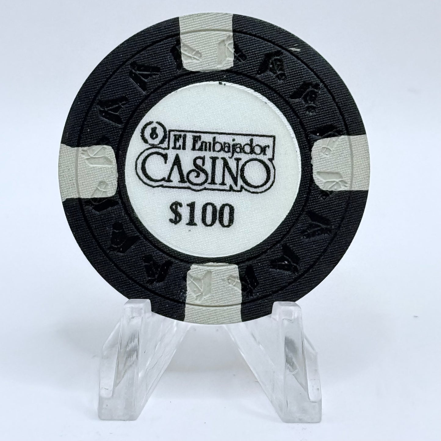 El Embajador Santo Domingo Dominican Republic Series 7 $100 Casino Chip