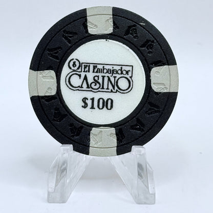 El Embajador Santo Domingo Dominican Republic Series 7 $100 Casino Chip