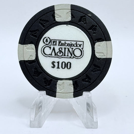 El Embajador Santo Domingo Dominican Republic Series 7 $100 Casino Chip