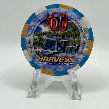 Harvey's (Wagon Wheel) Lake Tahoe NV 2004 LE $60 Chip E4097