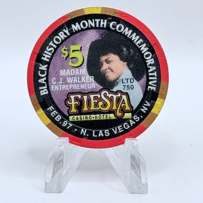 Fiesta Rancho N. Las Vegas Nevada 1997 Series 3 LE $5 Casino Chip N8230
