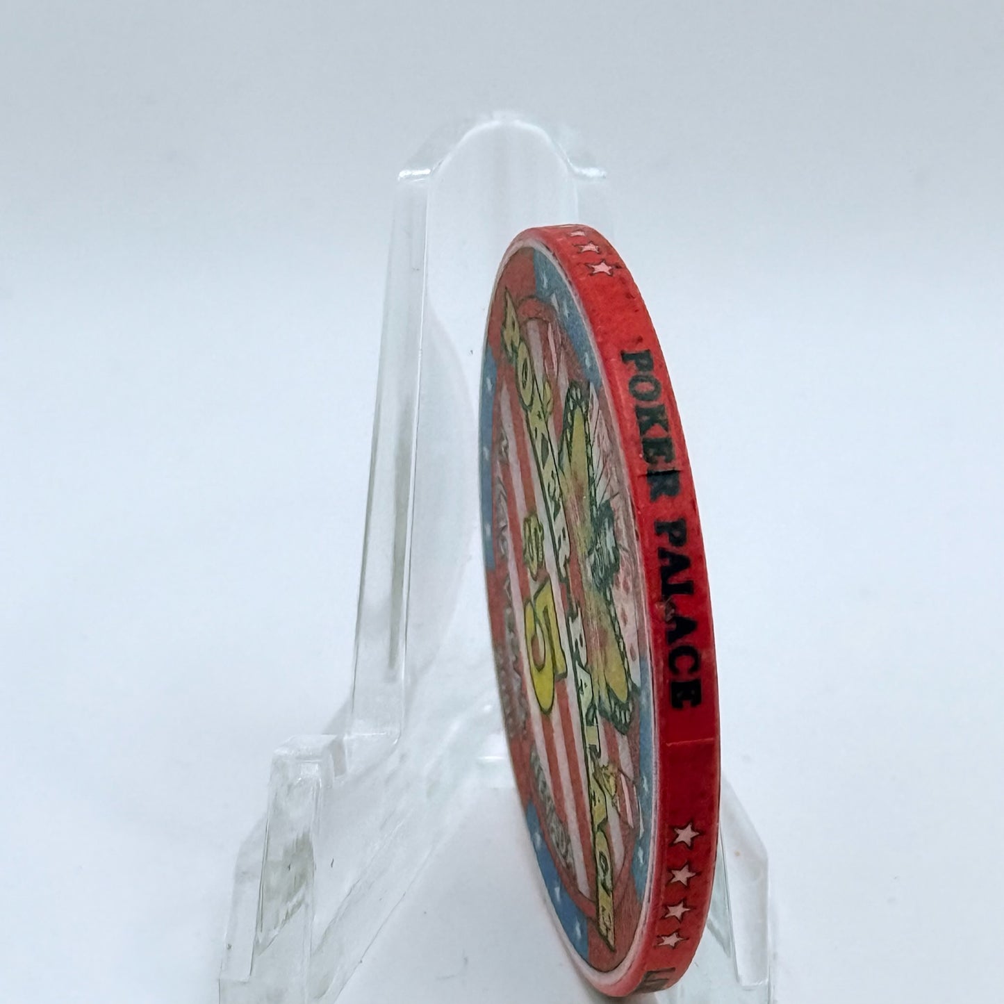 Poker Palace N. Las Vegas Nevada 2000 '4th Of July' LE $5 Casino Chip V5301