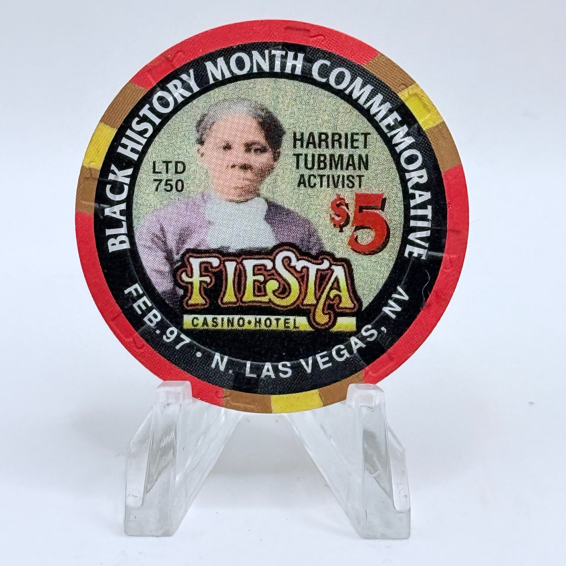 Fiesta Rancho N. Las Vegas Nevada 1997 Series 3 LE $5 Casino Chip N8229