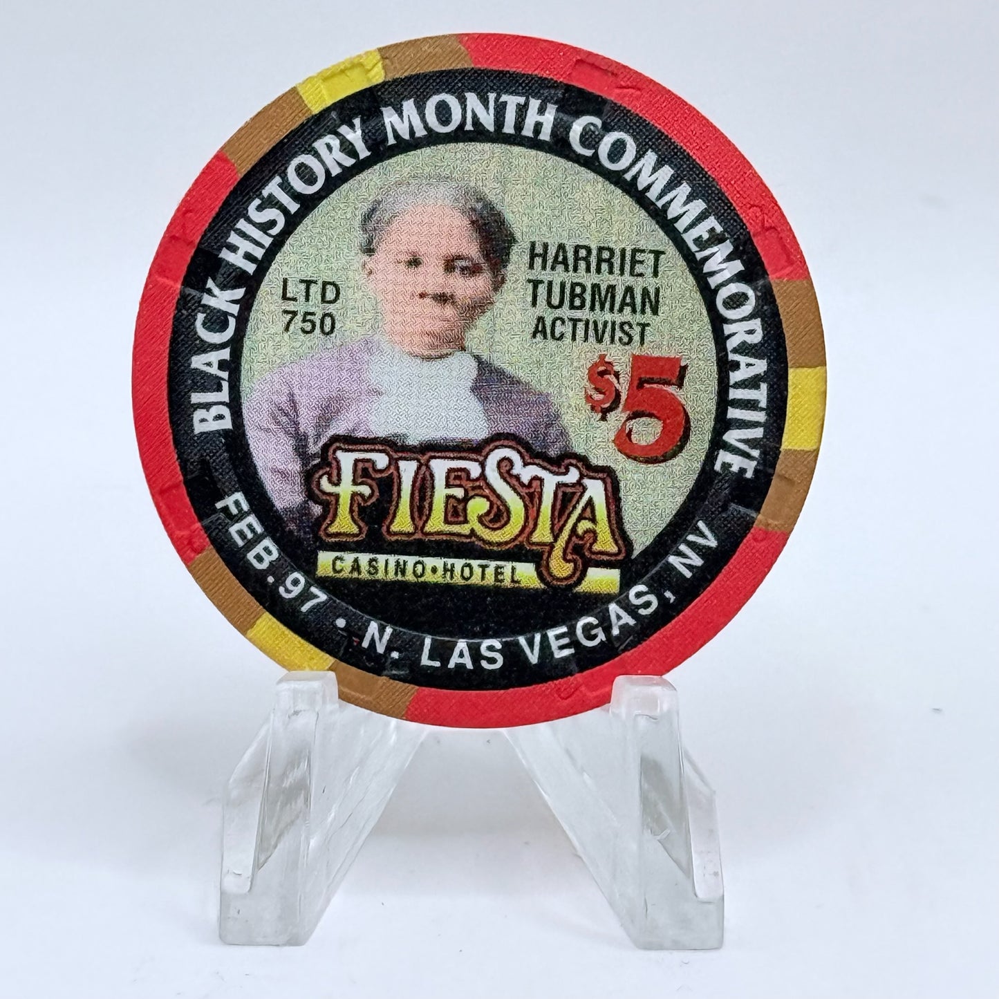 Fiesta Rancho N. Las Vegas Nevada 1997 Series 3 LE $5 Casino Chip N8229
