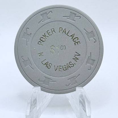 Poker Palace N. Las Vegas Nevada 1985 $1 Casino Chip N2854
