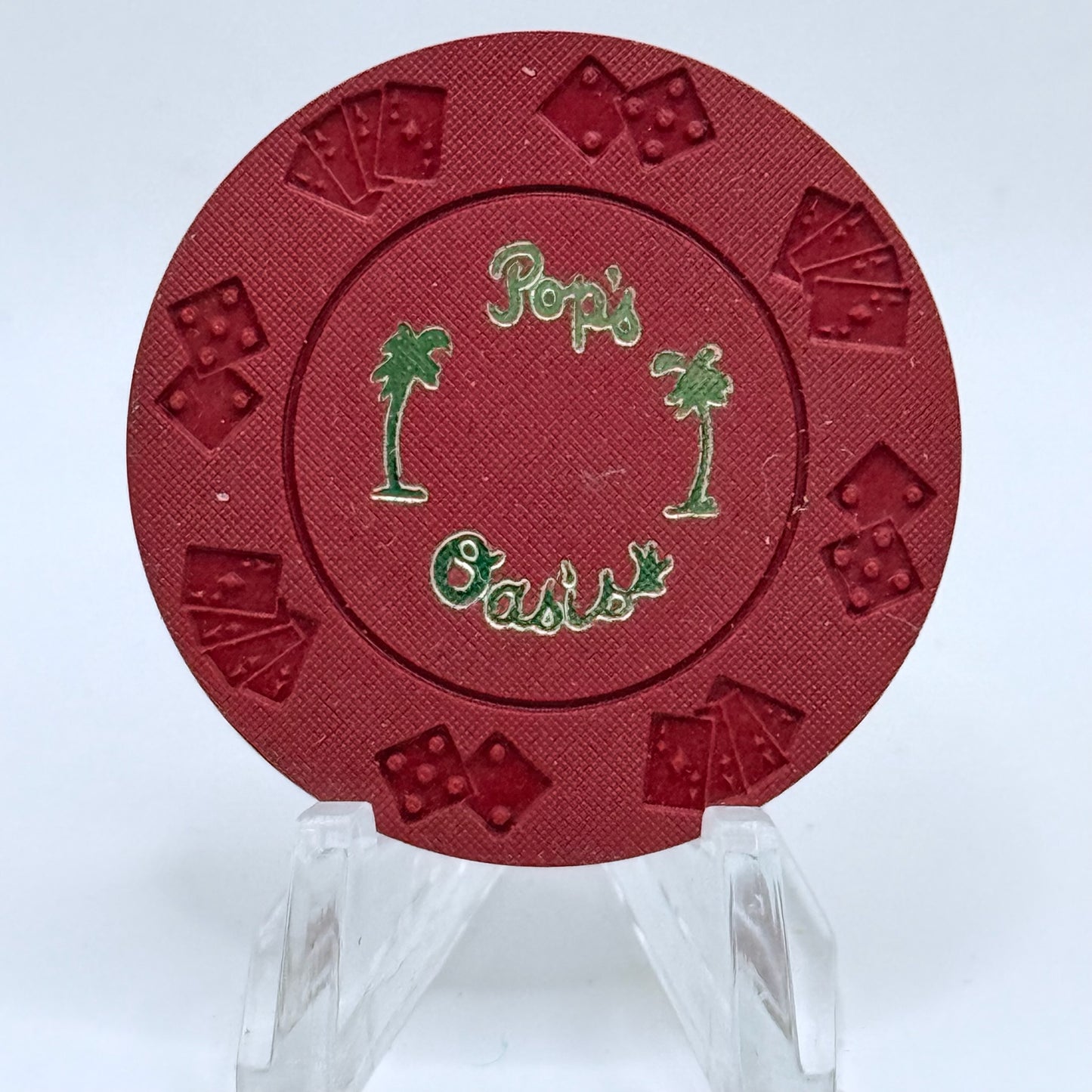 Pop's Oasis Jean Nevada 1972 Casino Chip N1027