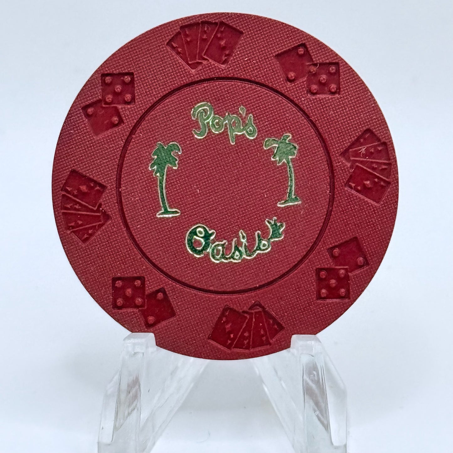 Pop's Oasis Jean Nevada 1972 Casino Chip N1027