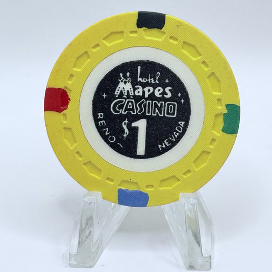 Mapes Hotel Casino Reno Nevada 1964 LE $1 Casino Chip N5233