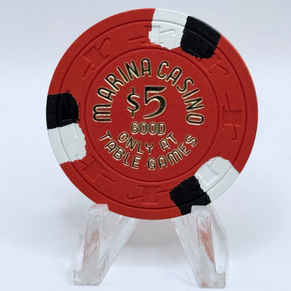 Marina Las Vegas Nevada 1980 $5 NCV Casino Chip N2501