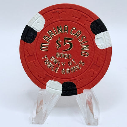 Marina Las Vegas Nevada 1980 $5 NCV Casino Chip N2501