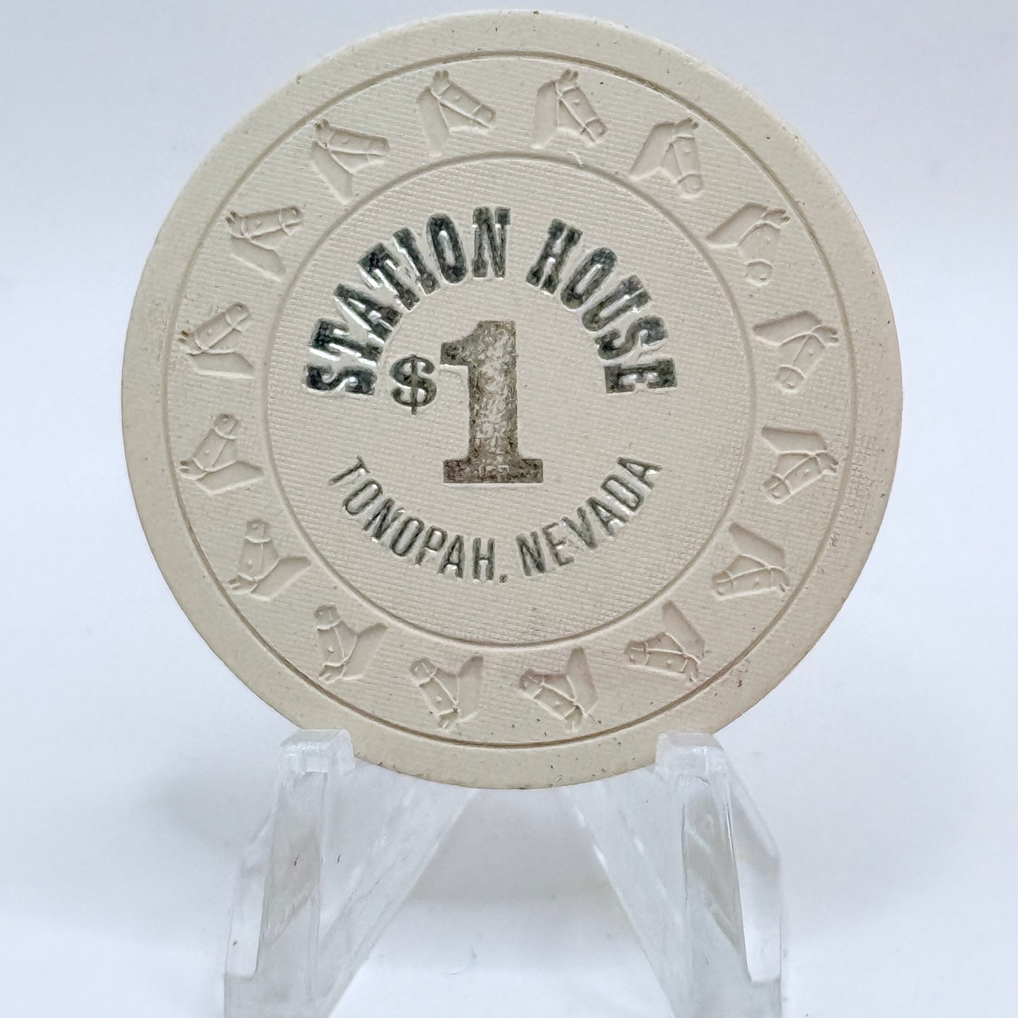 Station House Tonopah Nevada 1982 $1 Casino Chip V3462