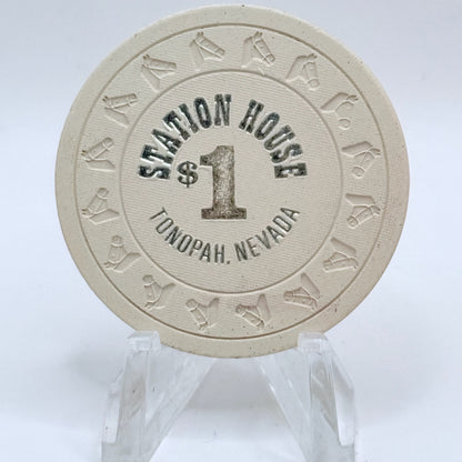 Station House Tonopah Nevada 1982 $1 Casino Chip V3462