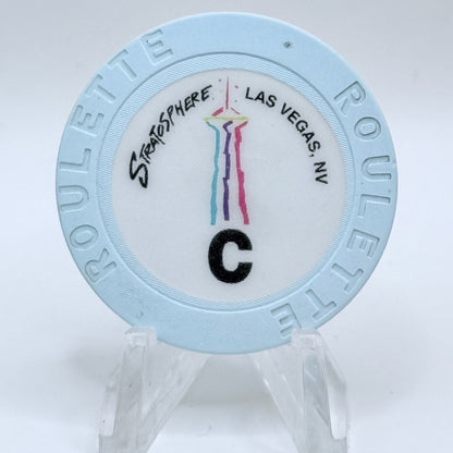 Stratosphere Las Vegas Nevada 1996 Series 32 Roulette Casino Chip V1603