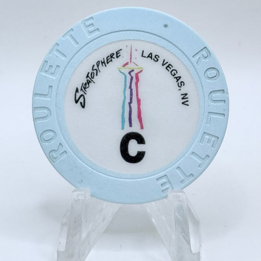 Stratosphere Las Vegas Nevada 1996 Series 32 Roulette Casino Chip V1603