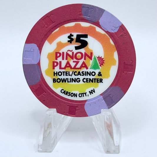 Piñon Plaza Carson City Nevada 2002 $5 Casino Chip E5853