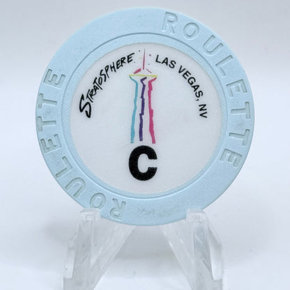 Stratosphere Las Vegas Nevada 1996 Series 32 Roulette Casino Chip V1603