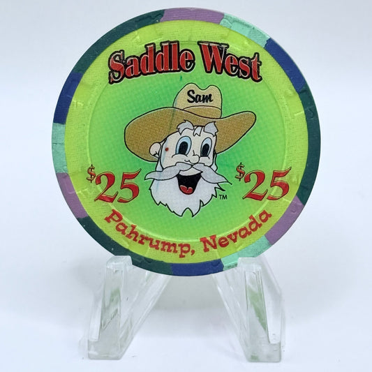 Saddle West Pahrump Nevada 2003 $25 Casino Chip E2417