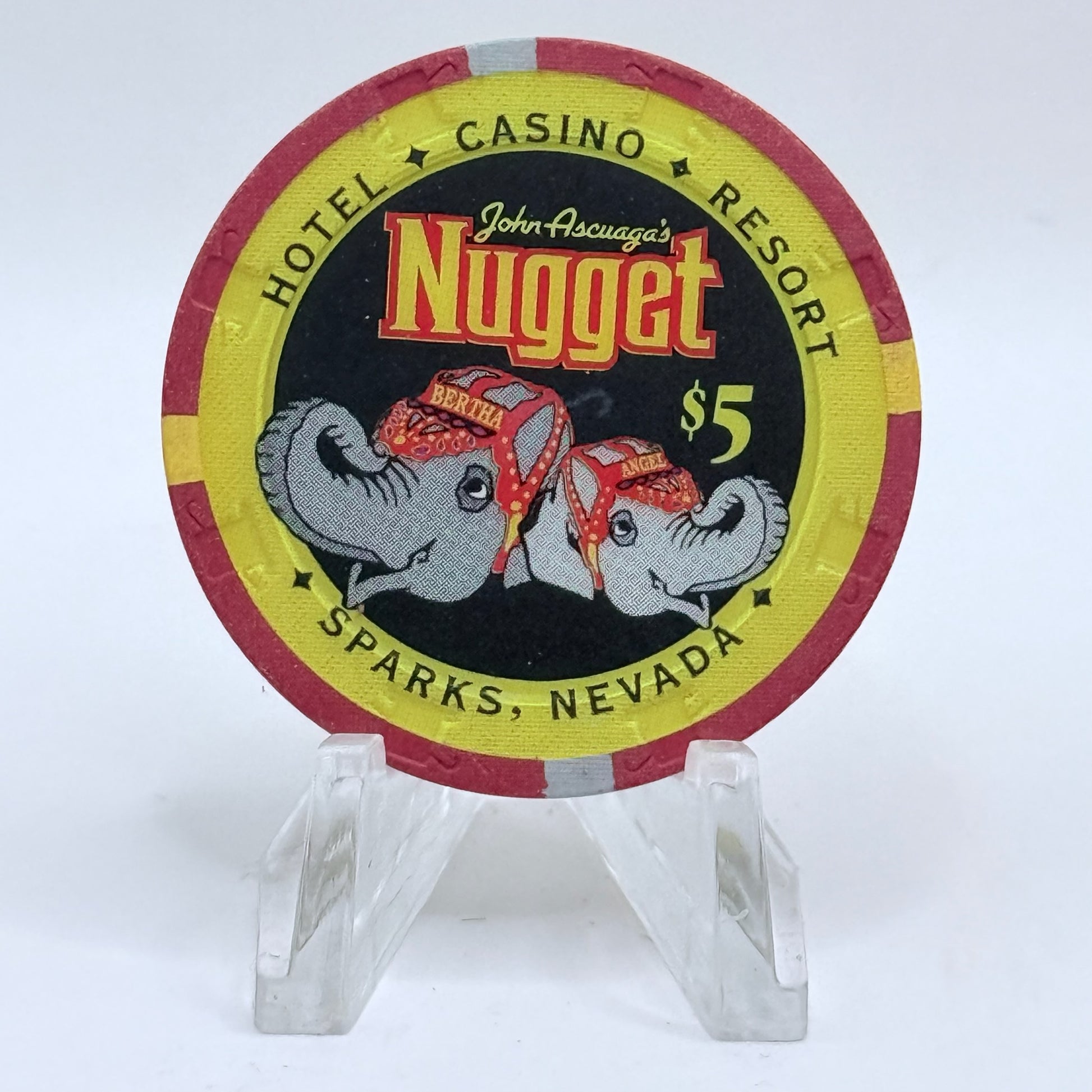 John Ascuaga's Nugget Sparks Nevada 2005 $5 Casino Chip V5132