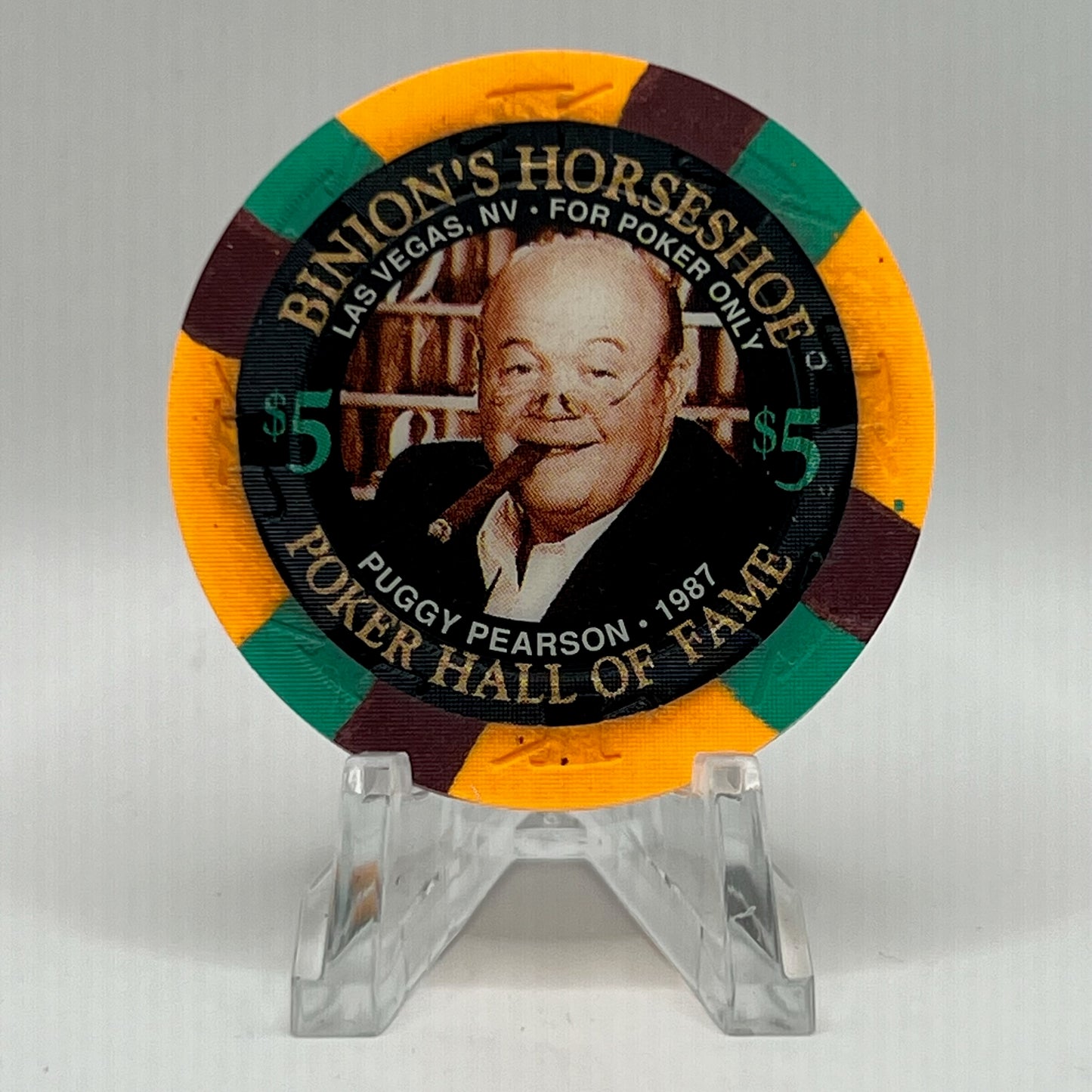 Horseshoe Club (Binion's) Las Vegas NV 1995 LE $5 Chip N2588