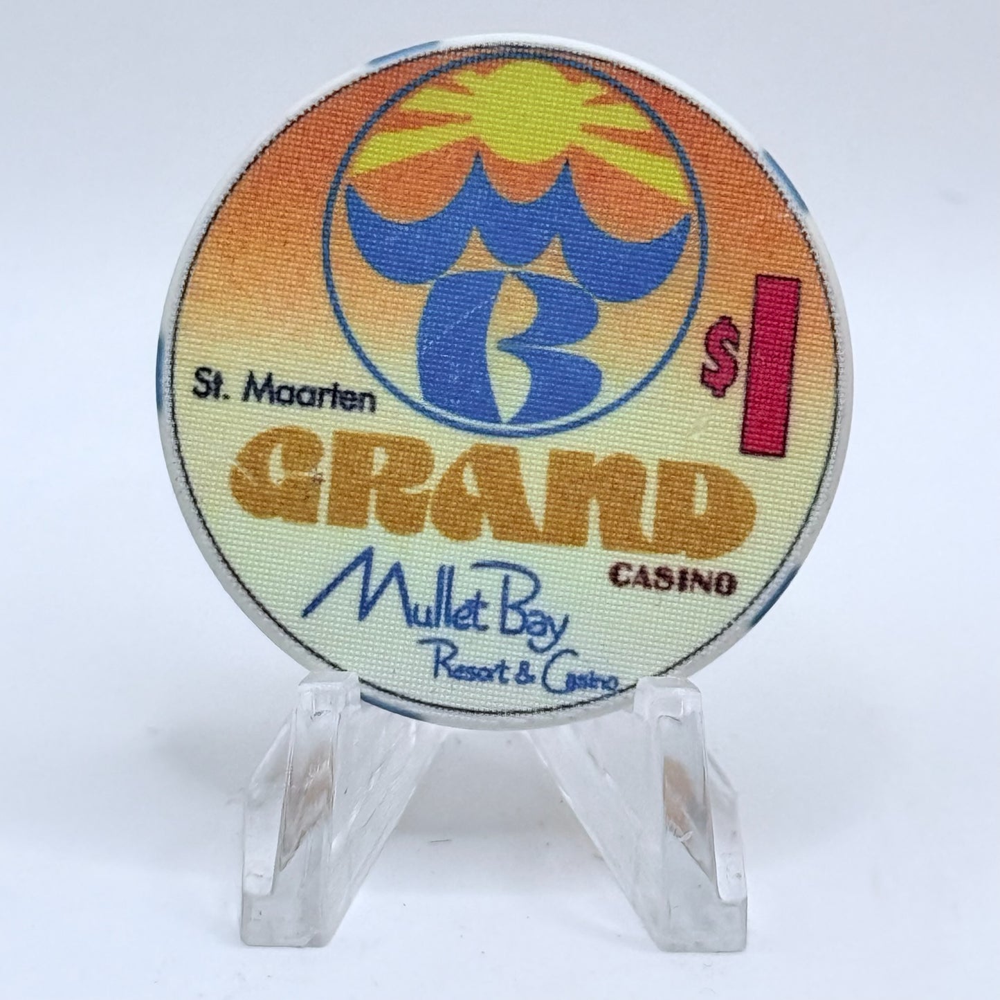 Grand Casino Mullet Bay St Series 2 $1 Casino Chip