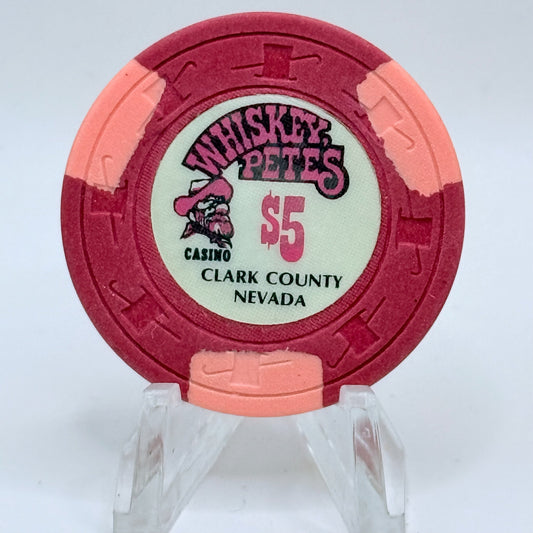 Whiskey Pete's Primm Nevada 1980 $5 Casino Chip N1251