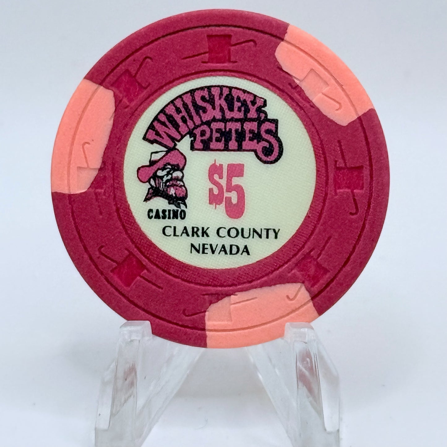 Whiskey Pete's Primm Nevada 1980 $5 Casino Chip N1251