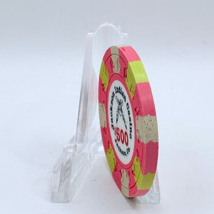 Jackson Rancheria Casino Resort Jackson California $500 Casino Chip