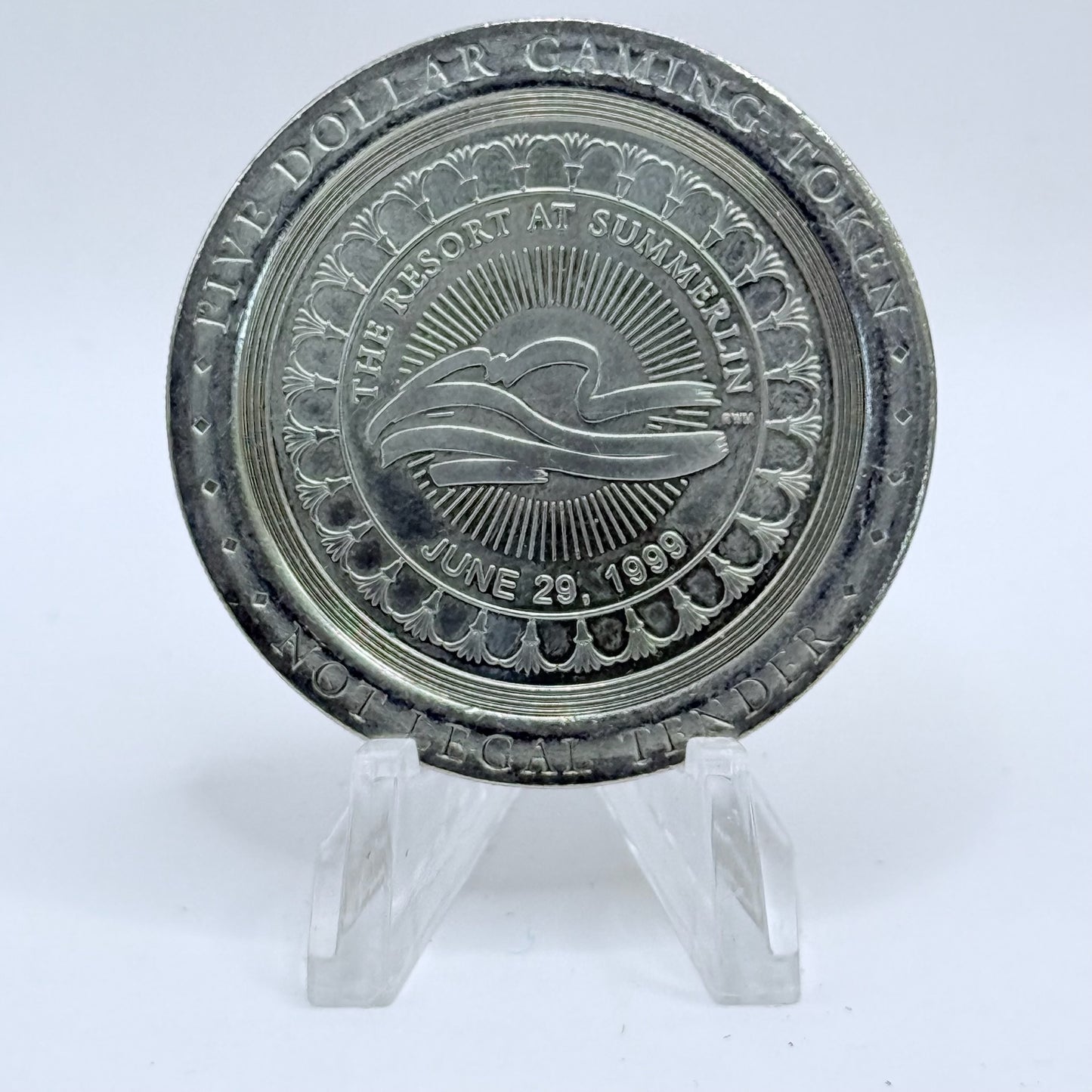 The Resort At Summerlin Las Vegas Nevada 1999 $5 Slot Tokens