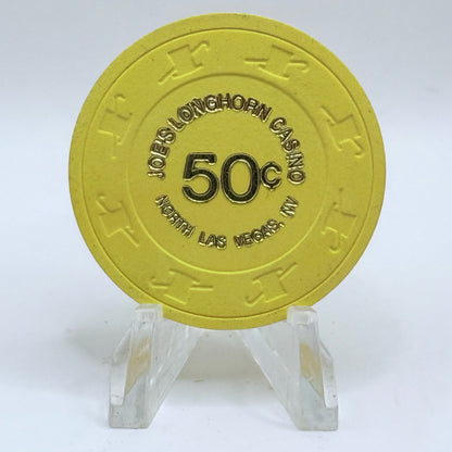 Joe's Longhorn Bar & Casino N. Las Vegas Nevada 1990 $0.50 Casino Chip N1879