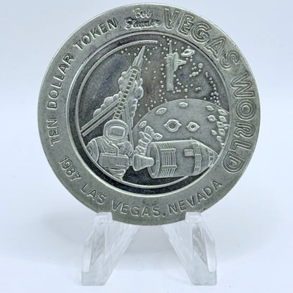 Vegas World Las Vegas Nevada 1987 $10 Slot Tokens