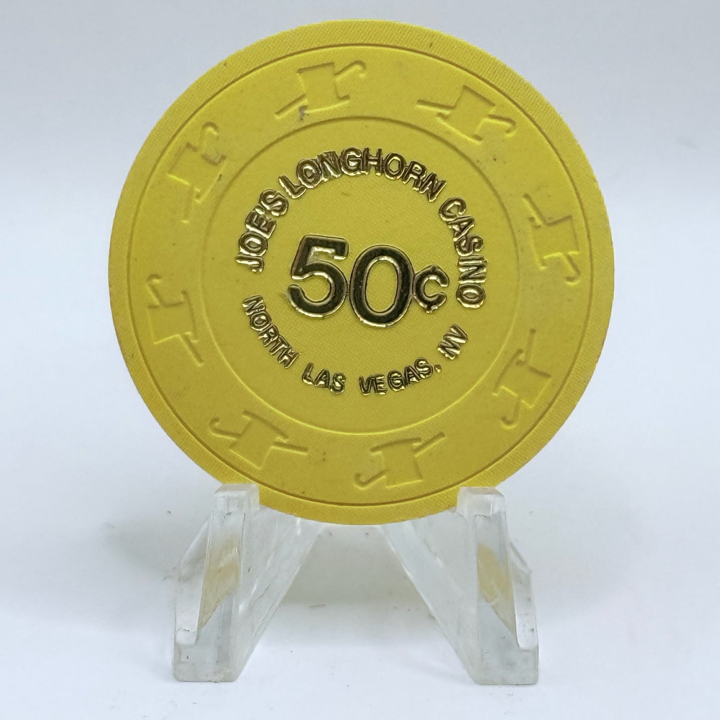 Joe's Longhorn Bar & Casino N. Las Vegas Nevada 1990 $0.50 Casino Chip N1879