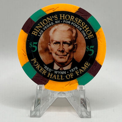 Horseshoe Club (Binion's) Las Vegas NV 1995 LE $5 Chip N2594