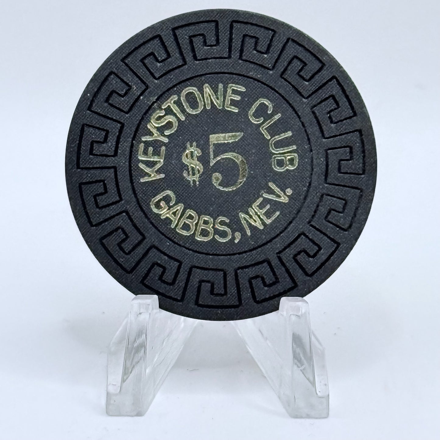Keystone Club Gabbs Nevada 1963 $5 Casino Chip N7654